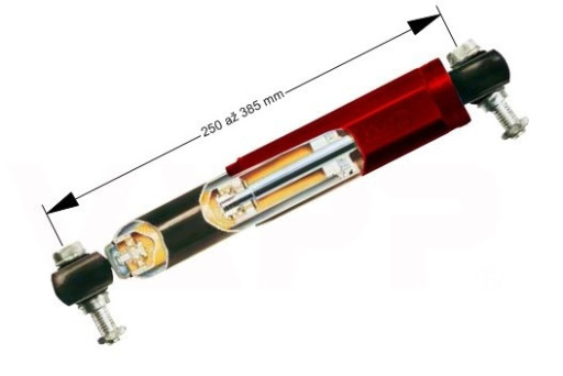 Tlumič k nápravě AL-KO Octagon Plus červený (do 2000 kg/1 náprava) č.2