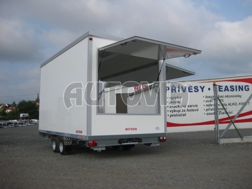 Přívěsný vozík (prodejní stánek) EW 2,5T 4,10x2,20/2,30* č.2