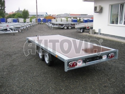 Přívěsný vozík VER 2,7T 4,03x2,06 plato č.4