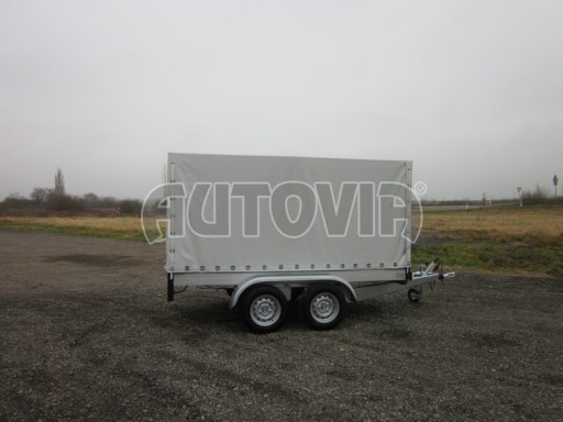 Přívěs za osobní auto s hliníkovými bočnicemi ZV 31 ALU 2,7T B2 3,01x1,55/1,48