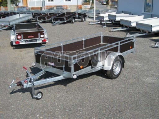 Brzděný přívěs za osobní auto ZV 30 1,3T B1 3,01x1,30/0,30