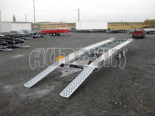 Přívěs pro přepravu 2 automobilů TPAV ALU 3,5T 7,70x1,96 č.1