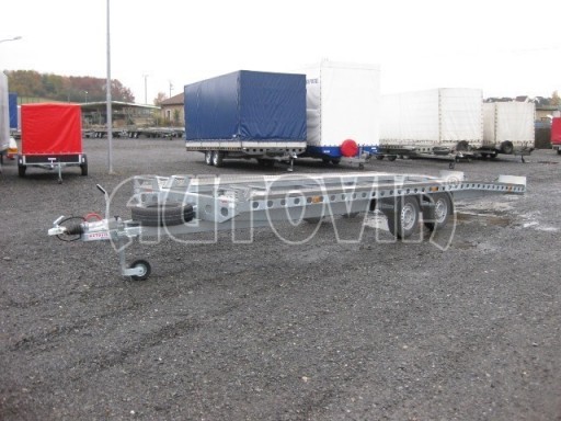 Přívěs pro přepravu 2 automobilů TPAV ALU 3,5T 7,70x1,96 č.2
