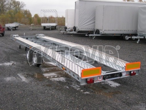 Přívěs pro přepravu 2 automobilů TPAV ALU 3,5T 7,70x1,96 č.5