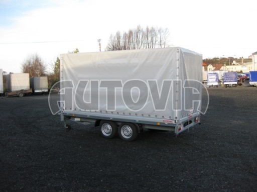 Valníkový přívěs s plachtou VER 2,0T 4,03x2,06/1,90 č.3