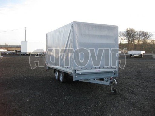 Valníkový přívěs s plachtou VER 2,0T 4,03x2,06/1,90 č.4