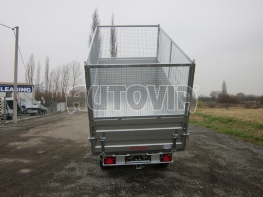 Třístranný sklopný přívěs ATS 3SKS 3,5T 3,32x1,70/1,70 nástavba, GITTER v elektrice
