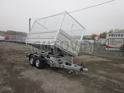 Třístranný sklopný přívěs ATS 3SKS 3,5T 3,32x1,70/1,70 nástavba, GITTER v elektrice