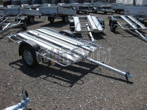 Přívěsný vozík pro přepravu motocyklů MOTO 750kg 2,06x1,09