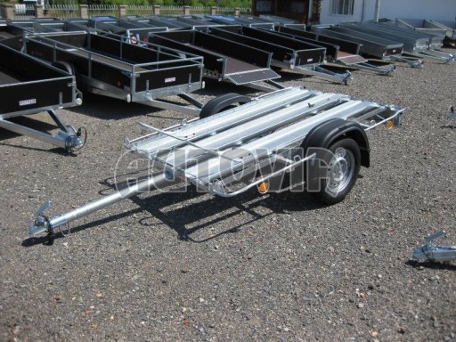 Přívěsný vozík pro přepravu motocyklů MOTO 750kg 2,06x1,09