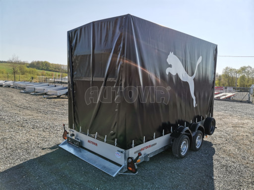 Sklopný přívěs s plachtou HS 2,7T B2 3,45x1,62/2,00 č.2