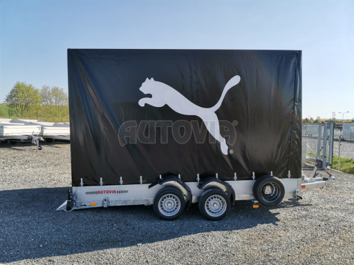 Sklopný přívěs s plachtou HS 2,7T B2 3,45x1,62/2,00 č.23