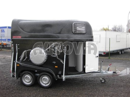 Přívěs na koně celolaminátový Lodestar Premium black 2,0T č.1