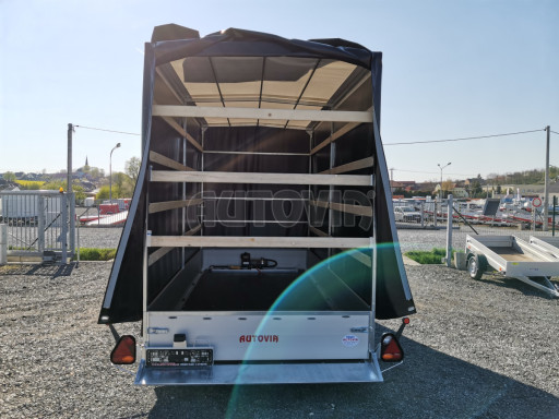 Sklopný přívěs s plachtou HS 2,7T B2 3,45x1,62/2,00 č.40