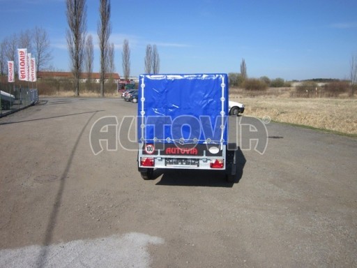 Přívěsný vozík za osobní auto s plachtou PV 750kg 2,10x1,28/1,20 č.2