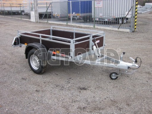 Nebrzděný sklopný přívěsný vozík DNG 750kg 2,06x1,27/0,35* č.2