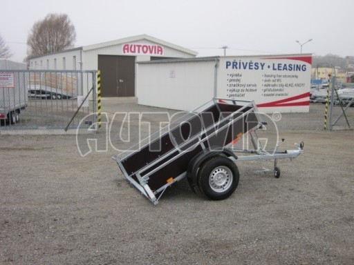 Nebrzděný sklopný přívěsný vozík DNG 750kg 2,06x1,27/0,35* č.4