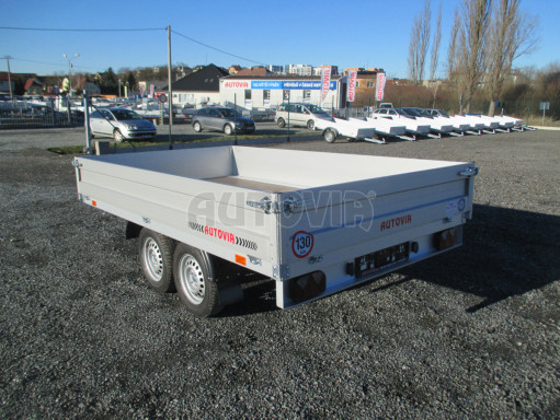 Nebrzděný přívěsný vozík ZV 32 750kg N2 3,00x1,80/0,35