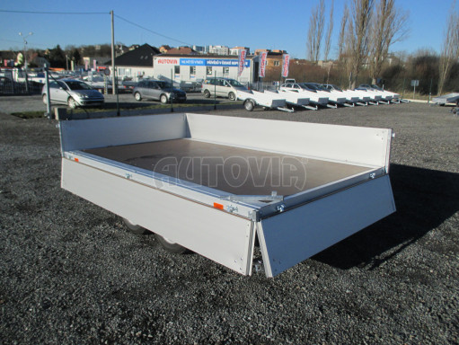 Nebrzděný přívěsný vozík ZV 32 750kg N2 3,00x1,80/0,35