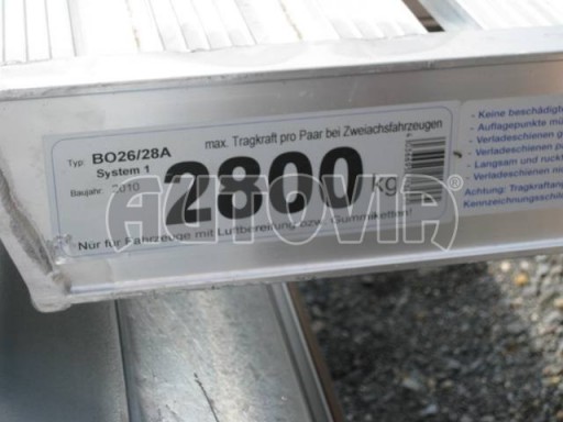 Náhradní díly na přívěsný vozík - ALU nájezd č.1