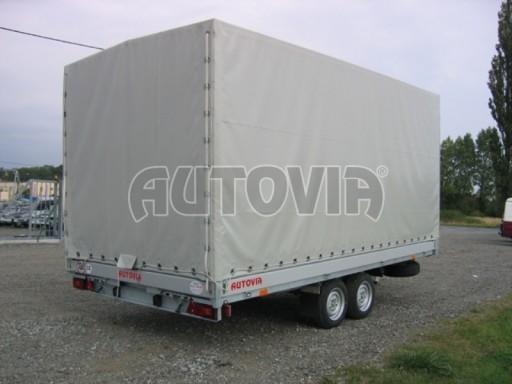 Přívěsný vozík sklopný s plachtou AD 2,7T 4,15x1,89/1,80