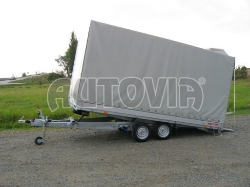 Přívěsný vozík sklopný s plachtou AD 2,7T 4,15x1,89/1,80