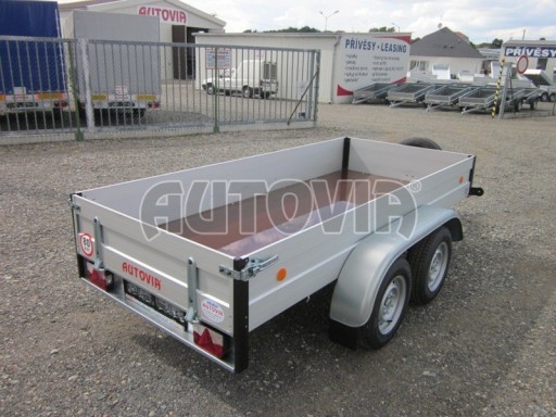 Přívěs s hliníkovými bočnicemi ZV 30 ALU 2,7T B2 3,00x1,32/0,35