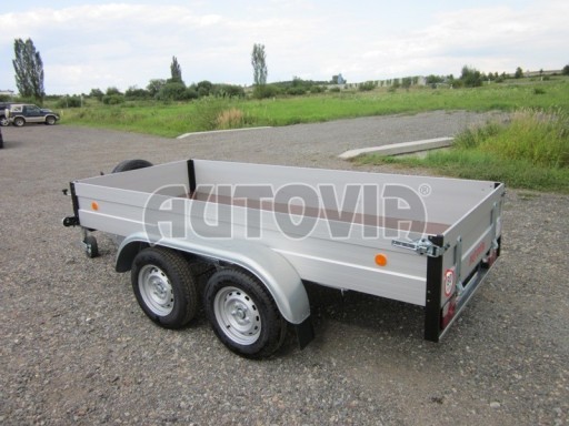 Přívěs s hliníkovými bočnicemi ZV 30 ALU 2,7T B2 3,00x1,32/0,35