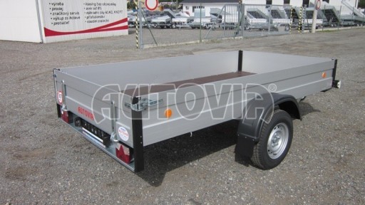 Přívěsný vozík za os. auto ZV 31 ALU 1,3T B1 3,00x1,55/0,35