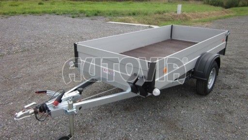 Přívěsný vozík s hliníkovými bočnicemi ZV 30 ALU 1,3T B1 3,00x1,31/0,35