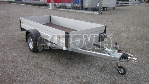 Přívěsný vozík s hliníkovými bočnicemi ZV 30 ALU 1,3T B1 3,00x1,31/0,35
