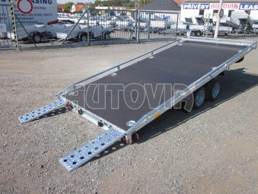 Přívěs pro převoz aut AD 2,7T 4,17x1,89 plato