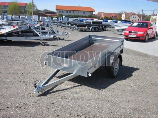 Jednoosý nebrzděný přívěs HD 20 750kg 2,06/1,11/0,30 č.1