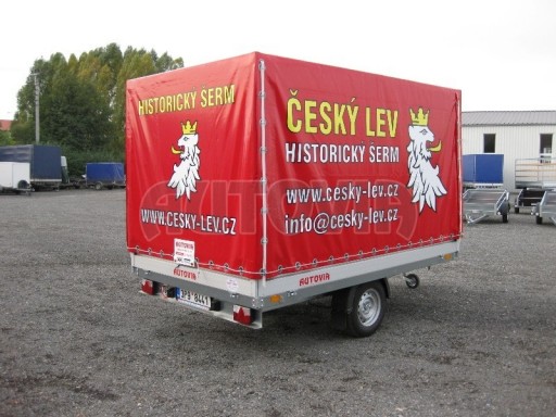 Jednonápravový brzděný přívěs ZV 32B1 1,3t 3,00/1,80/0,35** č.44