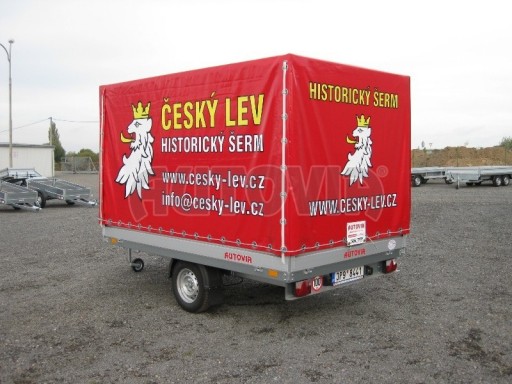 Jednonápravový brzděný přívěs ZV 32B1 1,3t 3,00/1,80/0,35** č.45