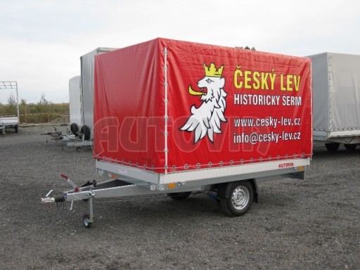 Jednonápravový brzděný přívěs ZV 32B1 1,3t 3,00/1,80/0,35** č.46