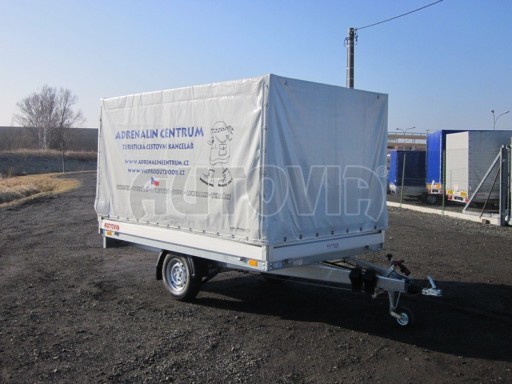 Jednonápravový brzděný přívěs ZV 32B1 1,3t 3,00/1,80/0,35** č.54