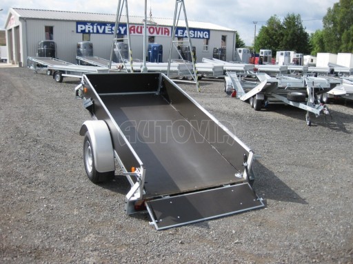 Jednoosý nebrzděný přívěs ZV 26 skl 2,5/1,24/0,35 zahradní mechanizace** č.1