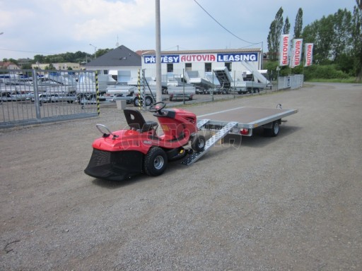 Jednoosý nebrzděný přívěs ZV 26 skl 2,5/1,24/0,35 zahradní mechanizace** č.2