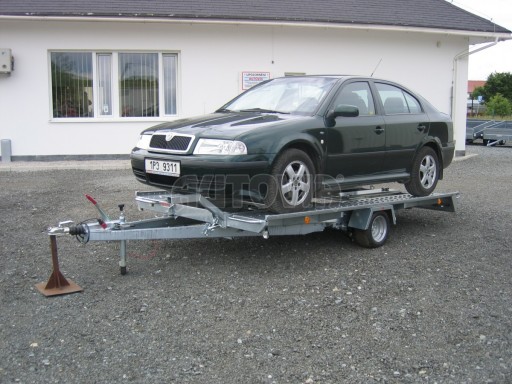 Jednonápravový brzděný přívěs KAR 08A č.43