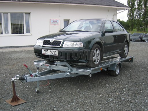 Jednonápravový brzděný přívěs KAR 08A č.44