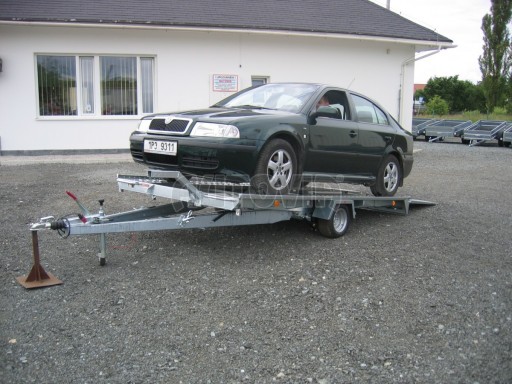 Jednonápravový brzděný přívěs KAR 08A č.45