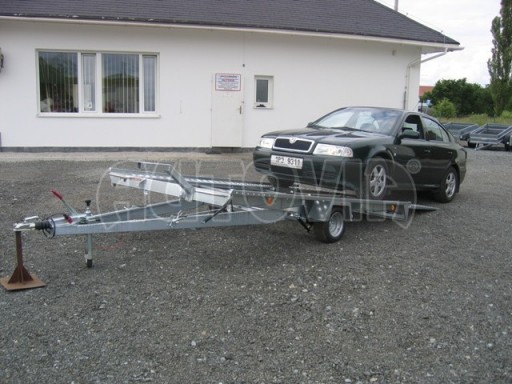 Jednonápravový brzděný přívěs KAR 08A č.50