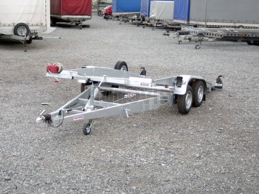 Dvouosý brzděný přívěs k přepravě automobilů PT 2,5T** č.2