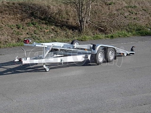 Dvouosý brzděný přívěs k přepravě automobilů PT 2,5T** č.5