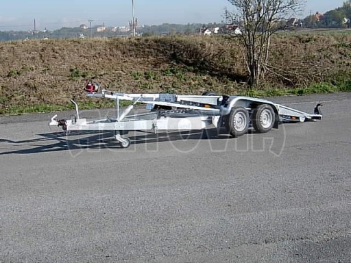 Dvouosý brzděný přívěs k přepravě automobilů PT 2,5T** č.7