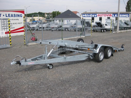 Dvouosý brzděný přívěs k přepravě automobilů PT 2,5T** č.23