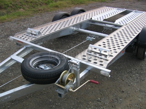 Dvouosý brzděný přívěs k přepravě automobilů PA 2,0B č.17