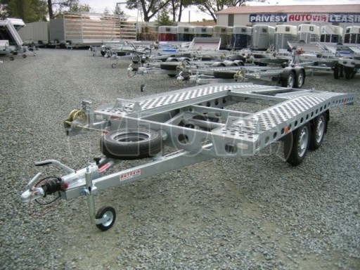 Dvouosý brzděný přívěs k přepravě automobilů PAV 2,0 č.4