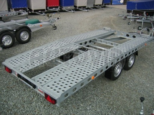 Dvouosý brzděný přívěs k přepravě automobilů PAV 2,0 č.6